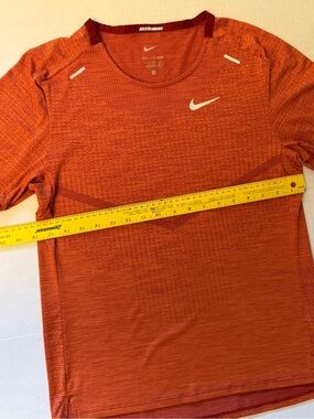 Nike | Shirts | Nike Advanced Tech Orange Short Sleeve Drifit Training ...